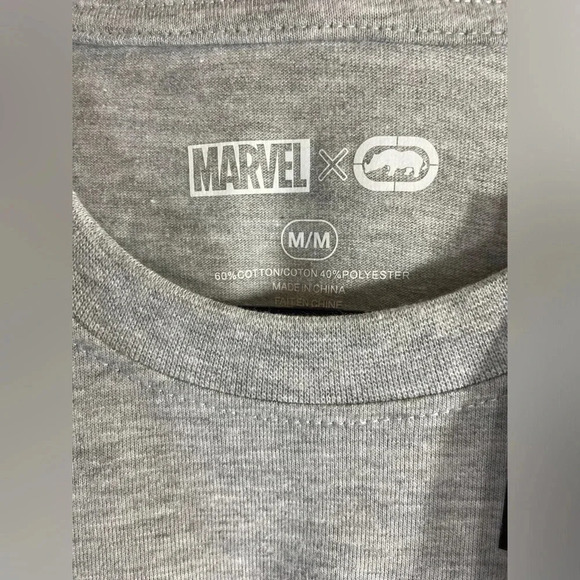 Marvel x Ecko - Deadpool - Medium Grey T Shirt  - BNWT - 🌮⚔️🐞 - Picture 2 of 5